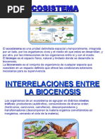 Ecosistemas, Biotopos y Biocenosis