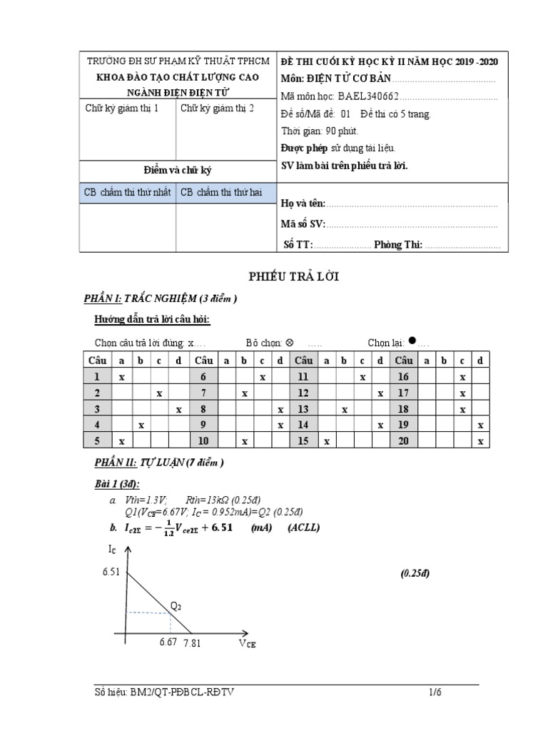 Dap An | PDF