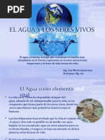 El Agua y Los Seres Vivos