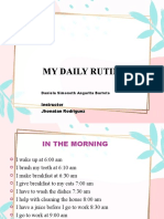 Daily Routine and Schedule