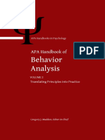 (APA Handbooks in Psychology) Gregory J. Madden - APA Handbook of Behavior Analysis. 2-American Psychological Association (2016)
