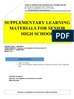 Supplementary Learning Materials For Senior High School