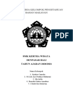 Laporan Kerja Kelompok Pengetahuan Bahan Makanan: SMK Kertha Wisata Denpasar Bali TAHUN AJARAN 2020/2021