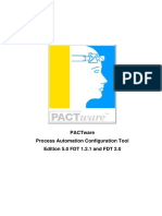 Pactware Process Automation Configuration Tool Edition 5.0 FDT 1.2.1 and FDT 2.0