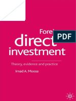 Moosa 2002 FDI Theory - Evidence and Practice