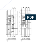 Ground Floor Plan Second Floor Plan: Scale 1: 100 METERS Scale 1: 100 METERS