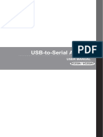 USB-to-Serial Adapter: User Manual