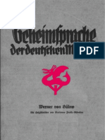 Buelow, Werner Von - Die Geheimsprache Der Deutschen Maerchen - Maerchendeutungen Durch Runen (1925)