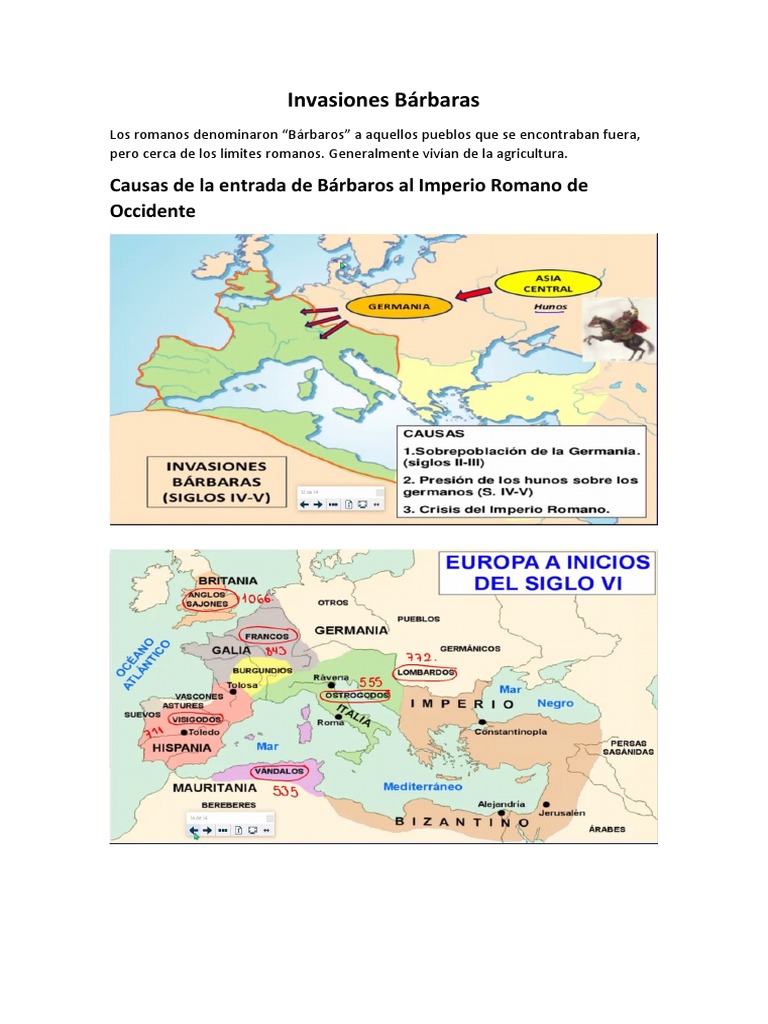 Introducción A Las Invasiones Bárbaras - HISTORIA UNIVERSAL (25!06!21 ...