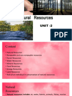 Natural Resources: Unit - 2