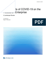 The Impacts of COVID-19 On The Research Enterprise, A Landscape Review