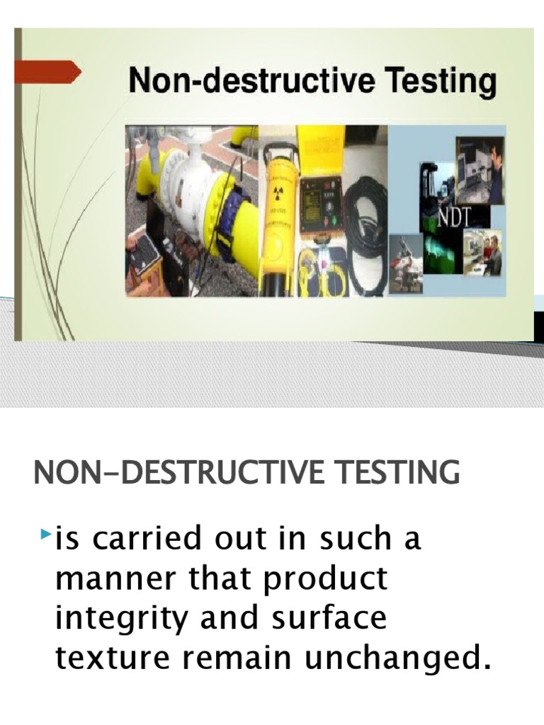 Non Destuctive Testing | PDF | Nondestructive Testing | Radiography