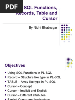 PL SQL Session3 Record Table Cursor