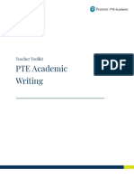 PTE Academic Writing: Teacher Toolkit