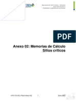 Anexo 02 (Memorias de Cálculo Sitios Críticos)