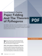 11 - Paper Folding and The Theorem of Pythagoras