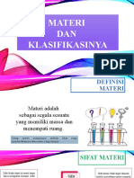 Materi Dan Klasifikasinya