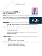 Curriculum Vitae: Bhoopendra Singh Chauhan