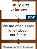 Family and Relatives - Presentation