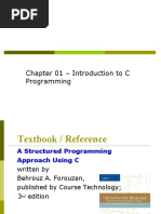 EEE3801 Computer Programming For Engineering - Chapter - 01