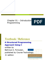 EEE3801 Computer Programming For Engineering - Chapter - 01