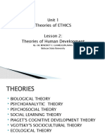 Unit 1 Lesson 2 Theories of Ethics