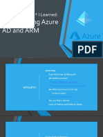 Here's Some S I Learned:: Enumerating Azure Ad and Arm