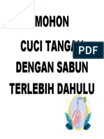 Himbauan Cuci Tangan