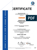 OHSAS 18001 - Matrix - en - OSRAM