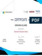 Microsoft Certificate