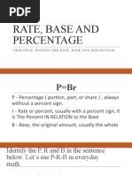 Understanding the Percentage Triangle | PDF | Percentage