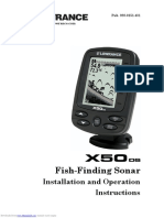 Fish-Finding Sonar: Installation and Operation Instructions