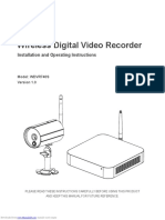 Wireless Digital Video Recorder: Installation and Operating Instructions
