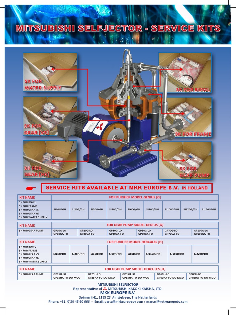 MGO Purifier Service Kits Overview | PDF