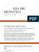 Gizi Pada Ibu Menyusui