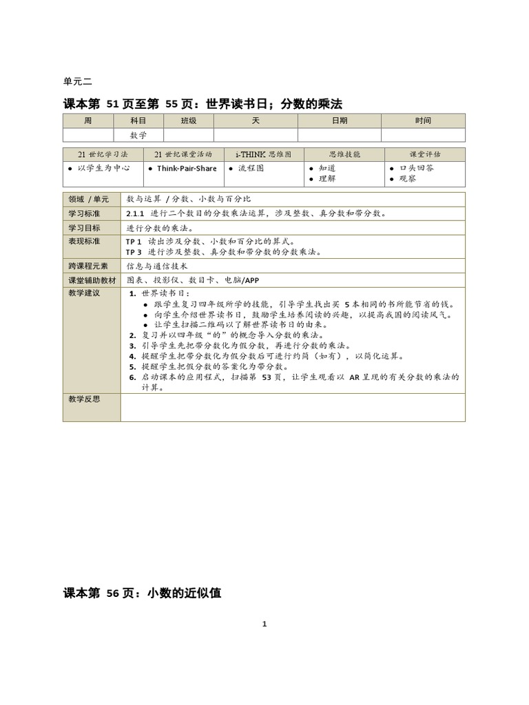 Tahun 5 Unit 2 | PDF