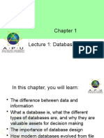 Database Systems Lecture 1