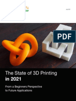 The State of 3D Printing: From A Beginners Perspective To Future Applications