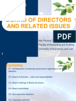 Chapter 05 Board of Directors and Related Issues