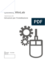 Uniwin, Winlab: Istruzioni Per L'Installazione