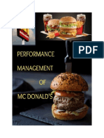 Performance Management of MCDONALD'S