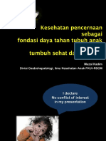 Muzal Kadim Divisi Gastrohepatologi, Ilmu Kesehatan Anak FKUI-RSCM