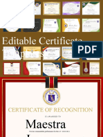 Certificate Templates by Maestra Juana