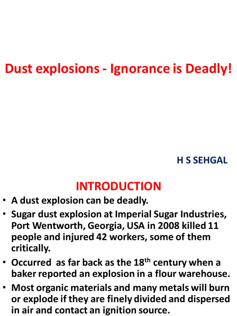 Understanding Dust Explosion Risks | PDF | Explosion | Combustion