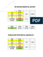 Calculo Poblacion Futura