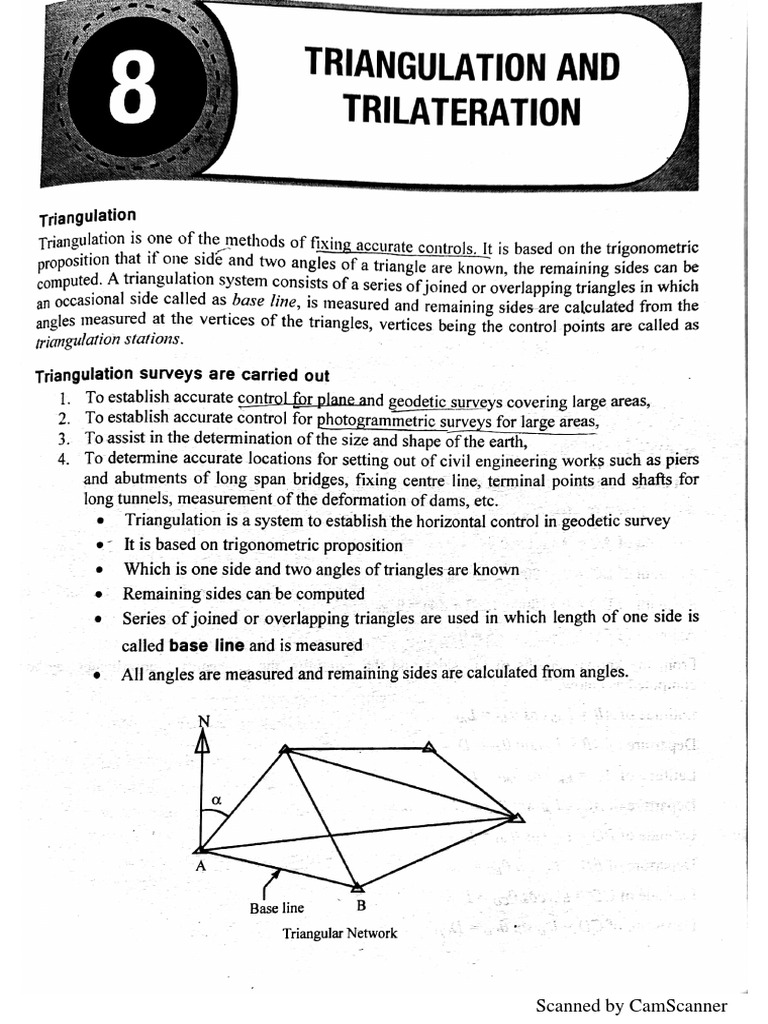Triangulation And Trilateration Pdf