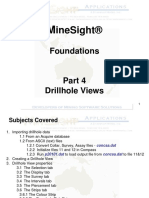 MineSight Part4 Drillhole Views