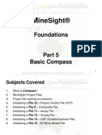 MineSight Part5 Basic MS COMPASS