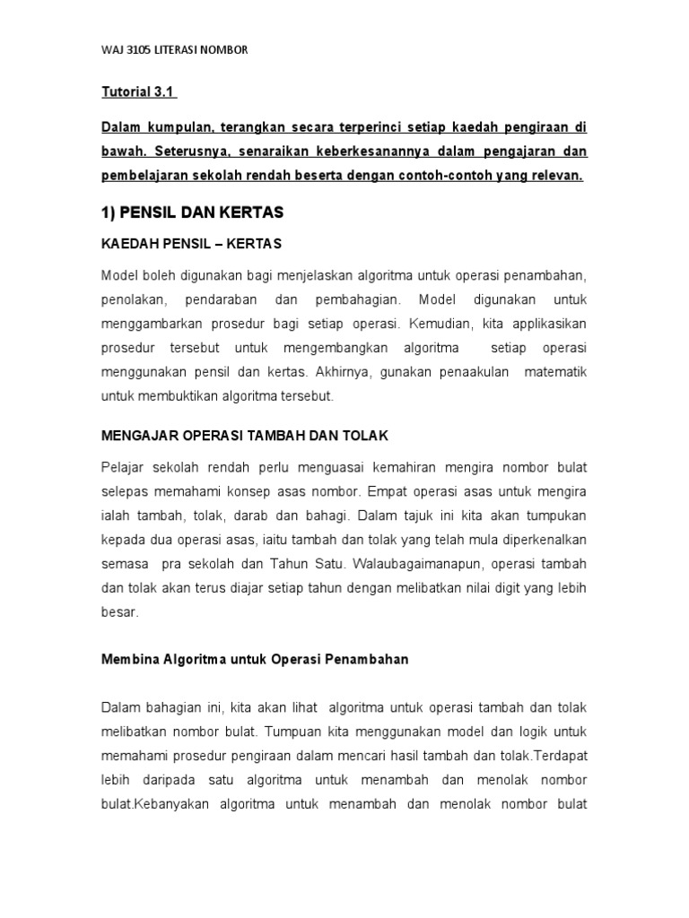 Bahan Manipulatif Matematik Pdf