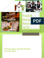 Food and Beverage Services NC II (4th Week)